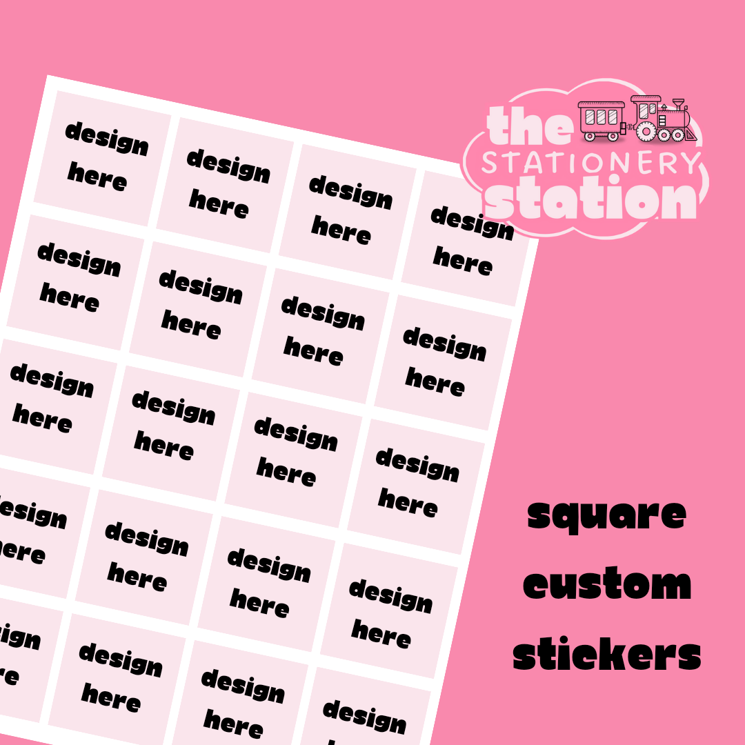 Square | Custom Stickers (10 Sheets)