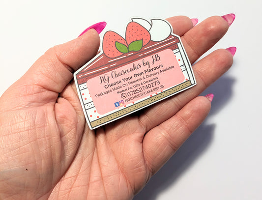 Cheesecake Business Cards | Made To Order