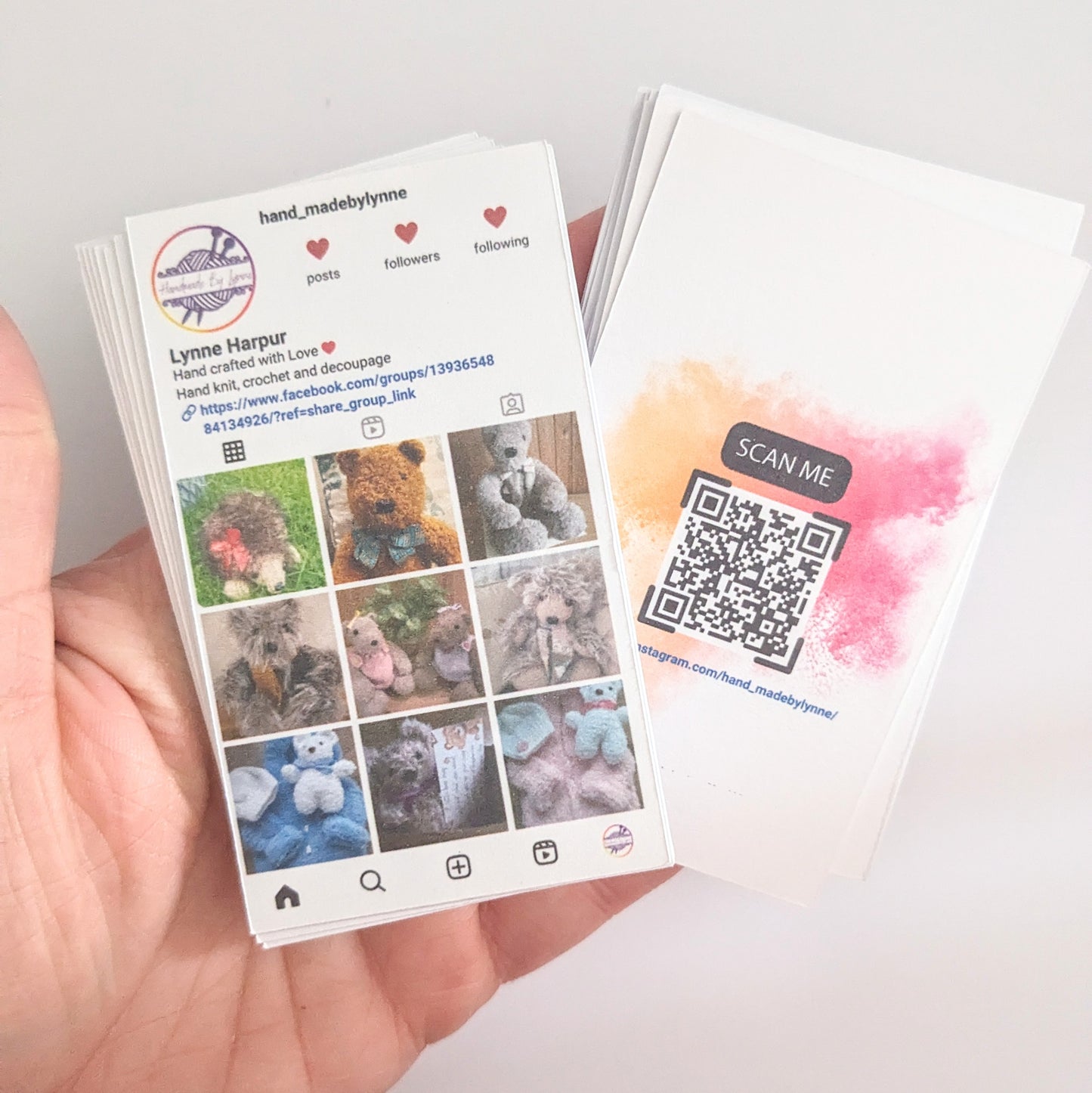 Instagram Business Cards | Double-Sided