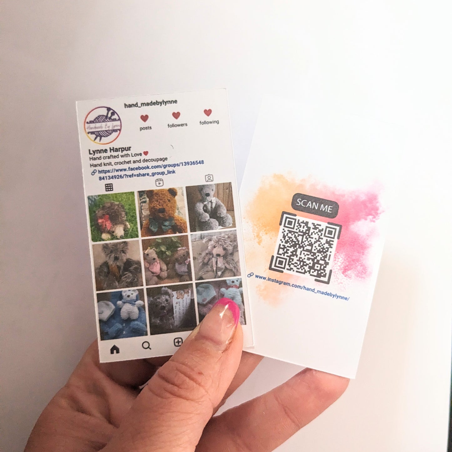 Instagram Business Cards | Double-Sided